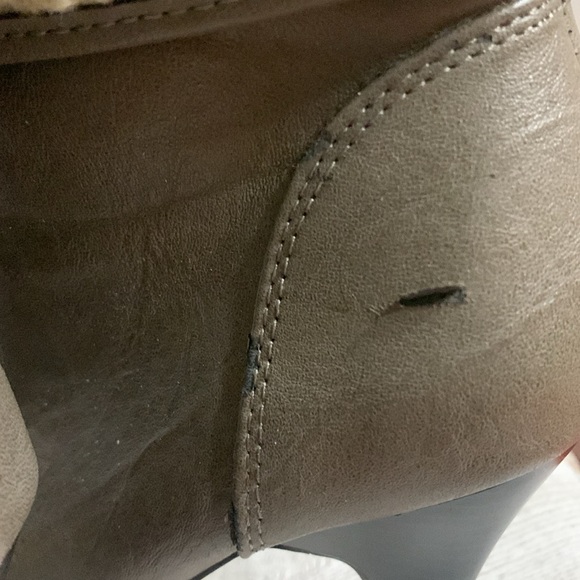 Madden Girl Fuzzy Band high Heel Boot size 7 1/2 - Picture 9 of 10